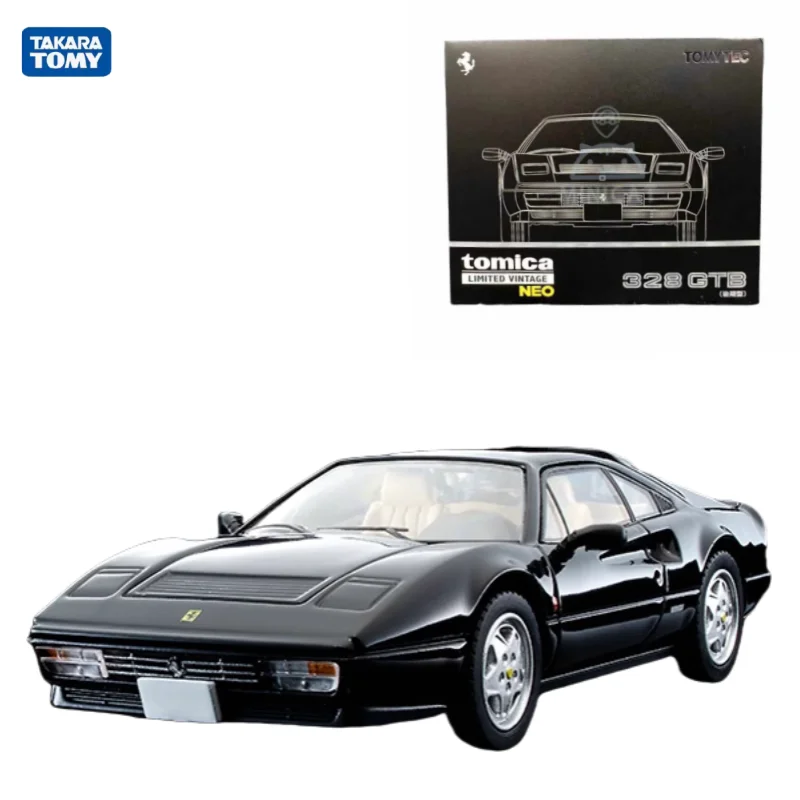 TAKARA TOMY TOMICA TLV LV-Ferrari Ferrari 328 GTB Миниатюрная модель компрессионного вала из черного