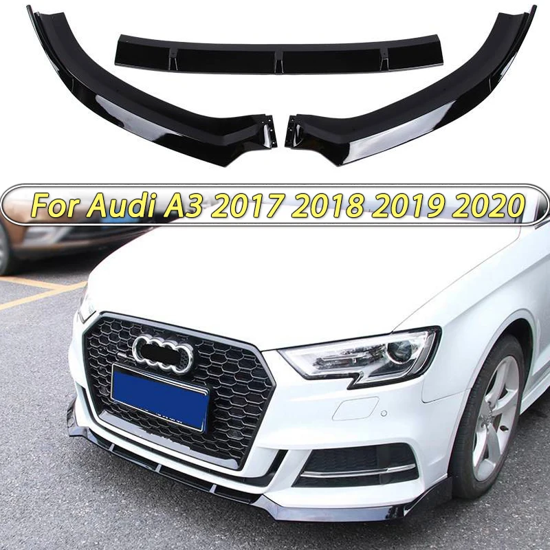 

3 шт., передний бампер для Audi A3 2017 2018 2019 2020