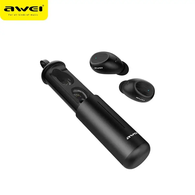 

Awei T55 TWS Bluetooth Wireless Earbuds Touch Control Headphones With Mic In-ear Waterproof IPX4 Gaming Sport Headset With Mic