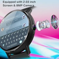 2022 4g smart watch android 7 1 with gps sim card wifi 2 03 inch screen 8mp camera heart rate smartwatch for men women