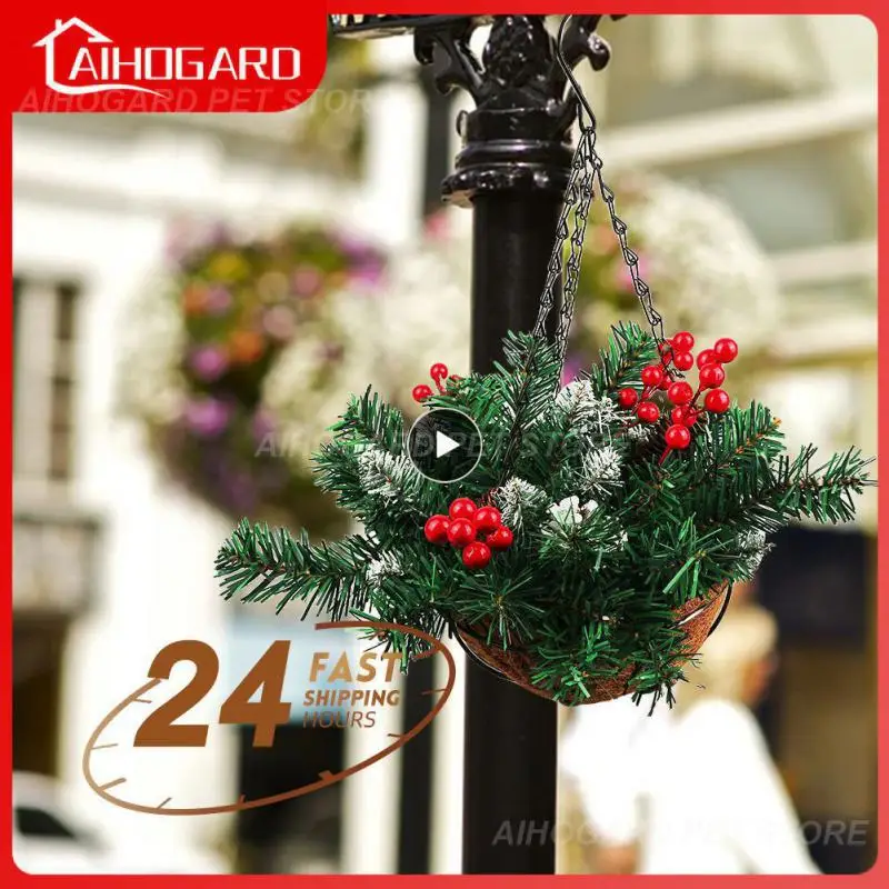 

Christmas Flowerpot Plant Holder Macrame Plant Hanger Wall Plant Holder Hanging Basket Flower Basket Balcony Decorations