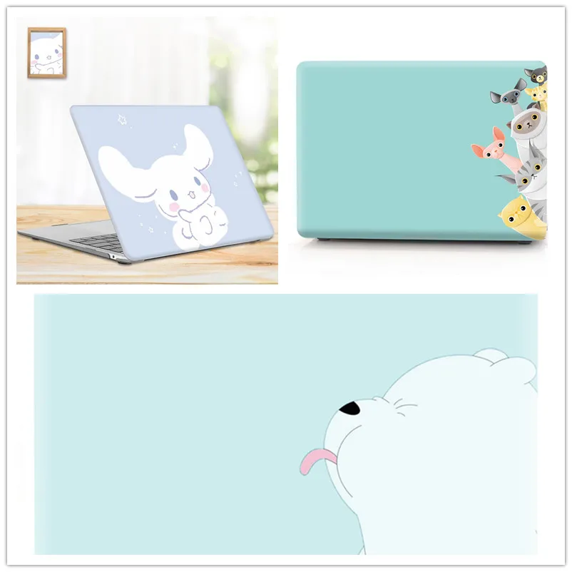 Cute Anime for Macbook Air 13 Case A1466 2017 Cover A1932 2018 2019 2020 M1 Inch Blue Rabbit Green Cats Bear Hard Clear Shell
