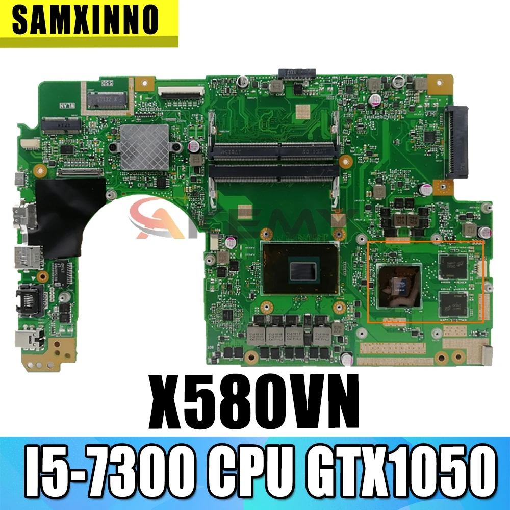 

Материнская плата для ноутбука Akemy X580VN Материнская плата ASUS X580VN X580VD X580V 100% Test OK I5-7300 CPU GTX1050