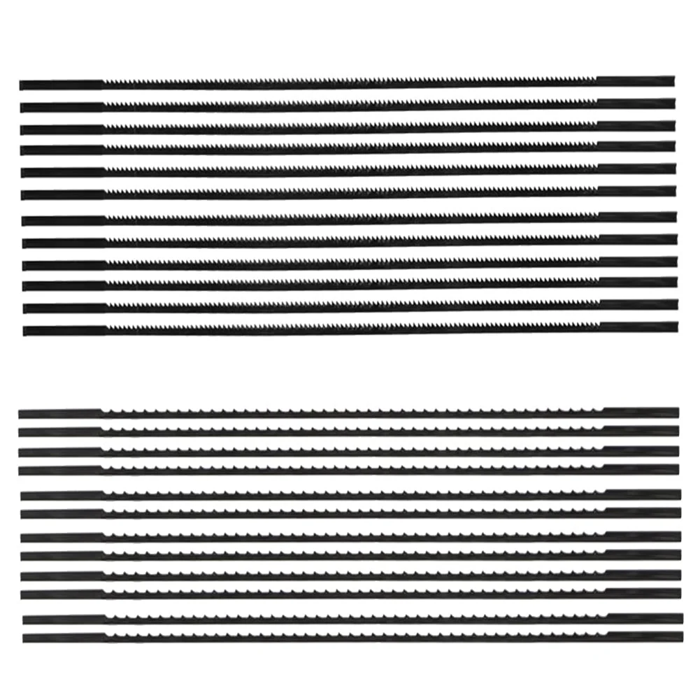 

Plain End Scroll Saw Blade 5 Inch for Cutting Most Woods Plastics and Non Ferrous Metals.24 Pack (28TPI 10TPI)