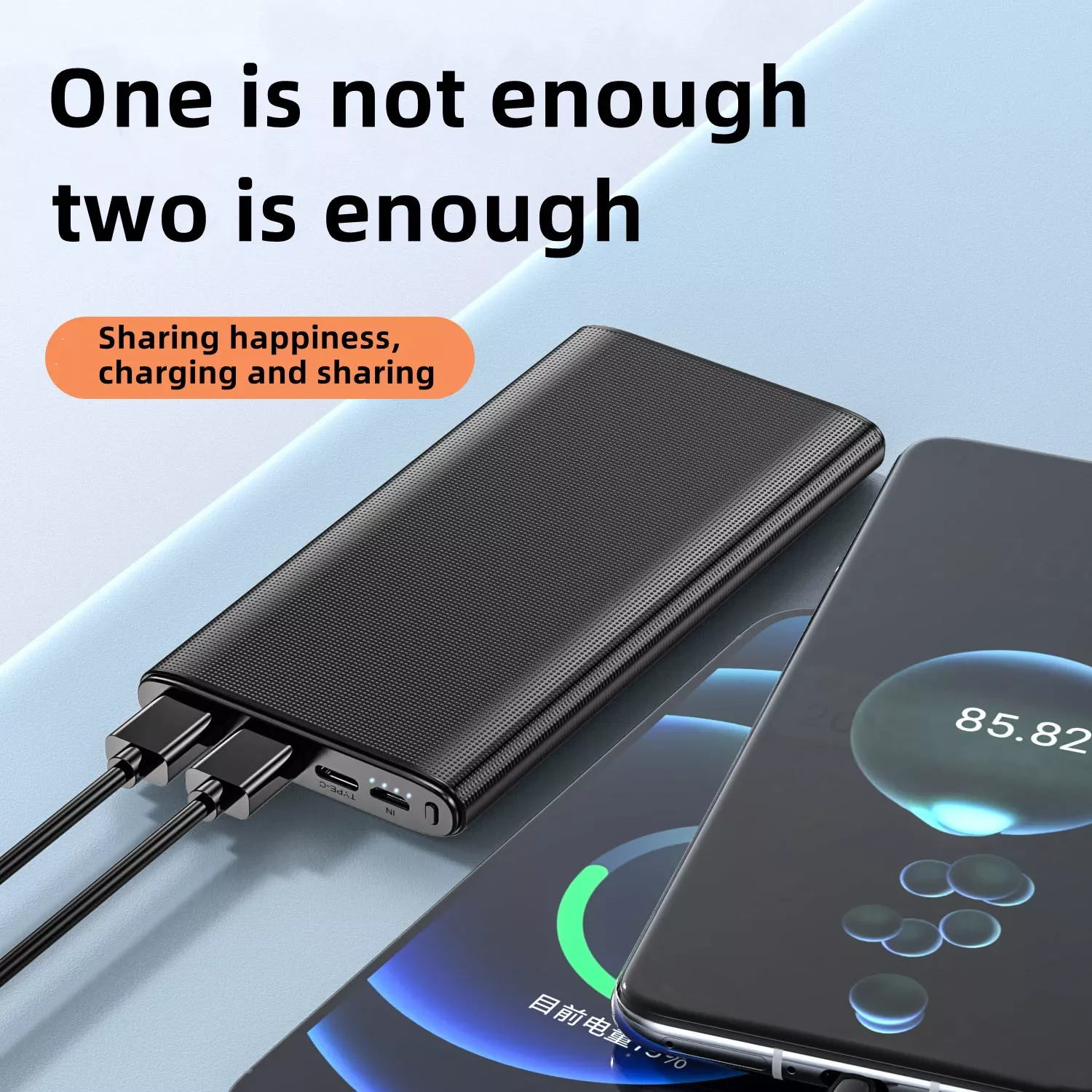 

Power Bank 10000mAh Portable Charging Poverbank Mobile Phone LED Mirror Back Power Bank External Battery Pack Powerbank