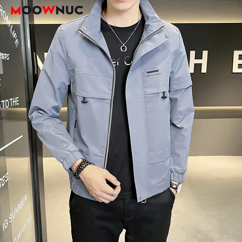 

Куртка мужская демисезонная Повседневная, ветровка, пальто, 2023