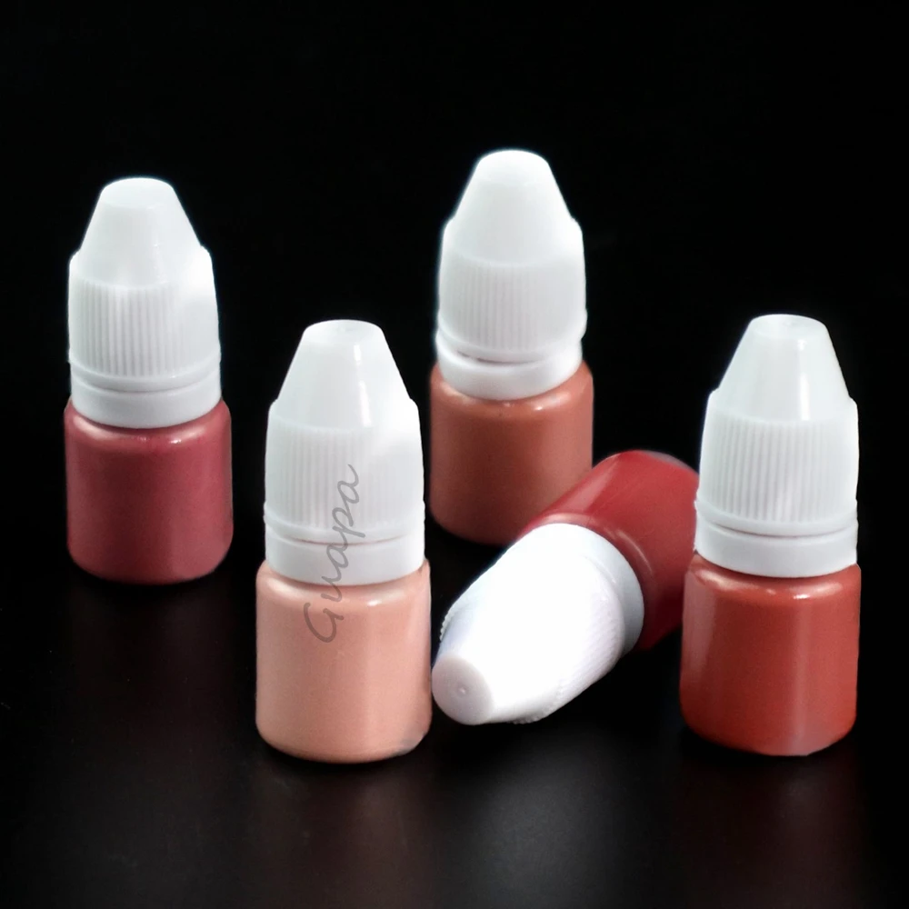 Образец 2 мл татуировка нюдового цвета микроблейдинг краска чернила пигмент для