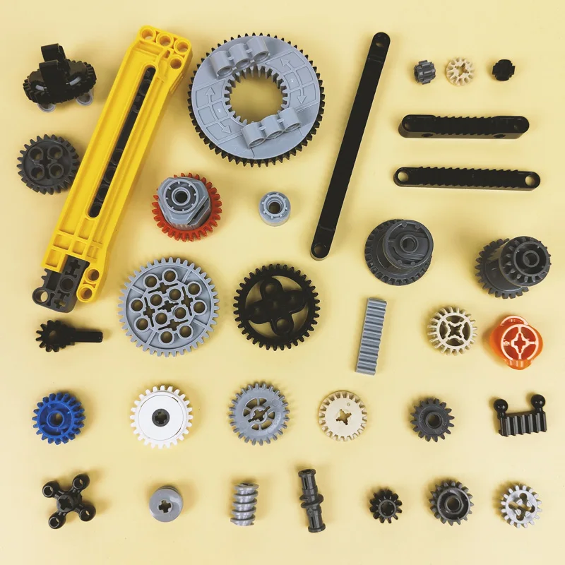 Вращающаяся платформа серии MOC Gear шестерни и дифференциальные мелкие детали