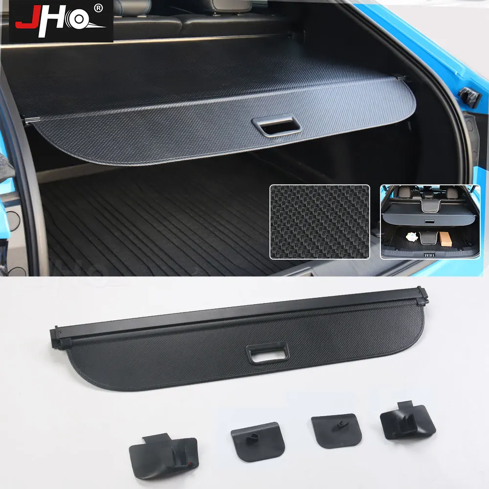 JHO Car Retractable Trunk Cargo Privacy Cover For Ford Mustang Mach-E 2021 2022 Interior Accessories