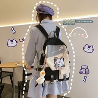 zero two anime backpack teenager laptop backpack women cool canvas school bag student backpacks anime boy girl fashion schoolbag