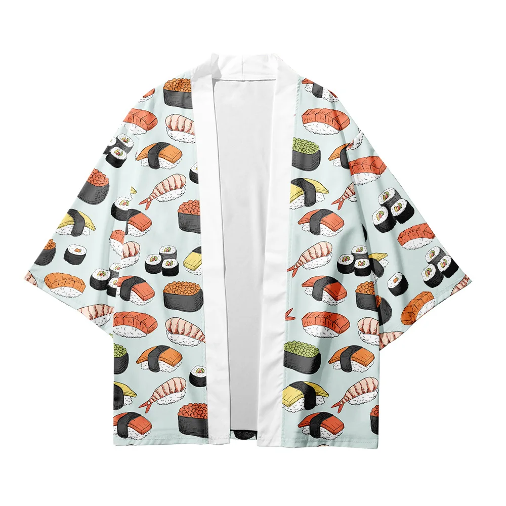 

Cárdigan japonés de elemento creativo, Kimono Haori, ropa tradicional china, camisa asiática, estilo naciona All-match
