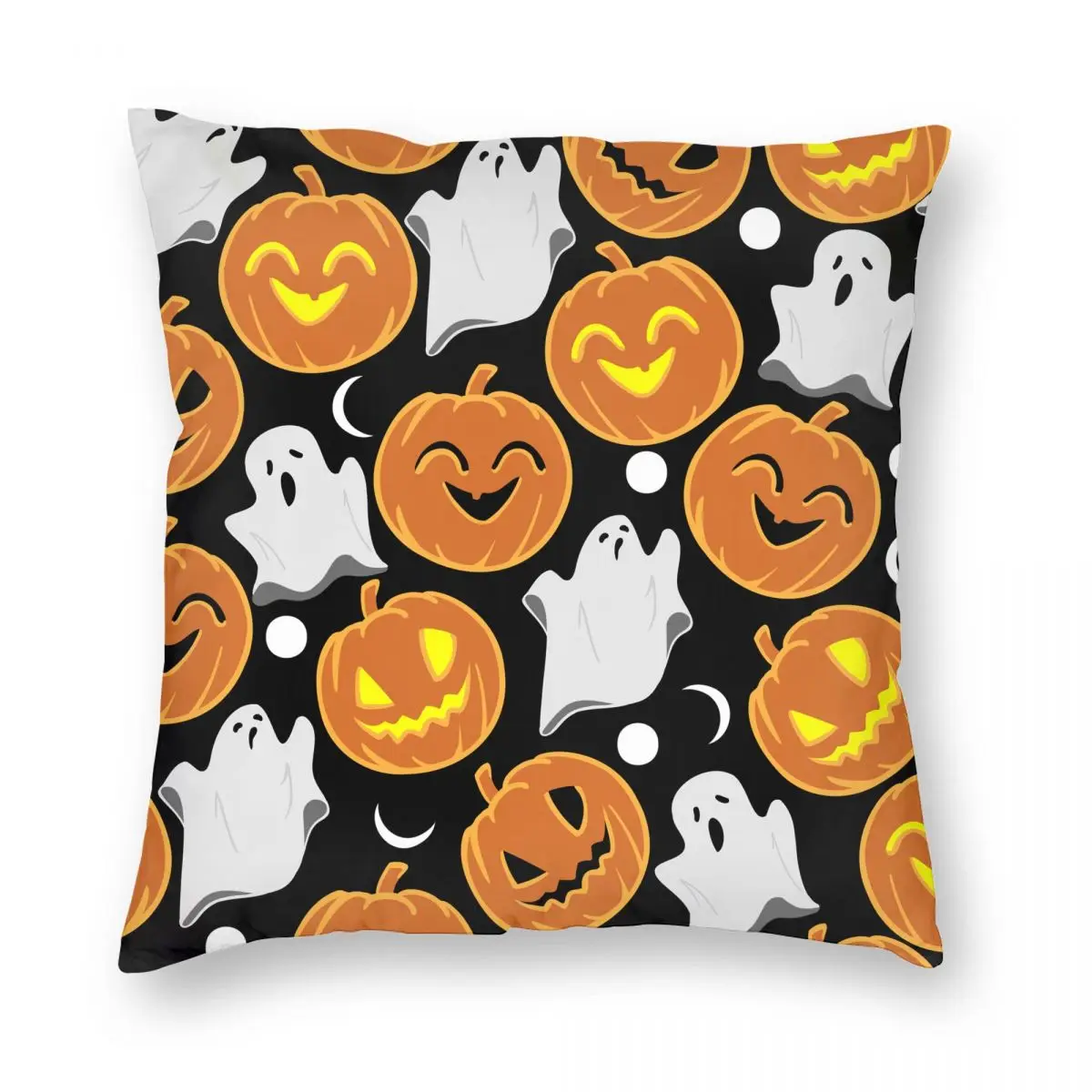 

Halloween Elements Spooky Pumpkin Pillowcase Printing Cushion Cover Gift Throw Pillow Case Cover Home Dropshipping 45*45cm