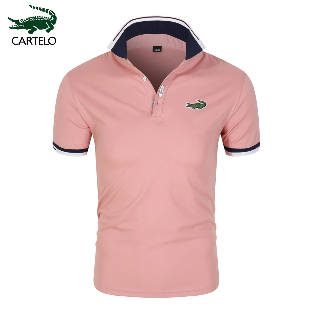

Luxury brand Embroidery Polo Shirts Casual spliced collar Breathable Mens Polos Summer New Fashion Non-iron Short sleeve Shirt