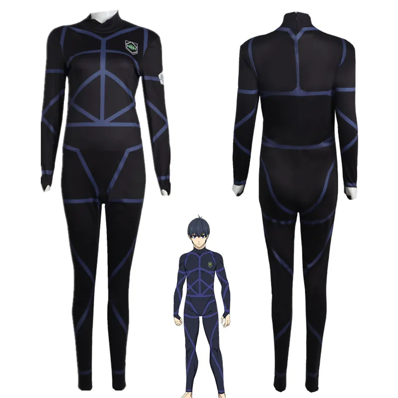 

Костюм для косплея аниме Голубой замок бахира мегуру, Isagi Yoichi Chigiri Hyoma kunigami rensuke, футбольный Трикотажный костюм, униформа