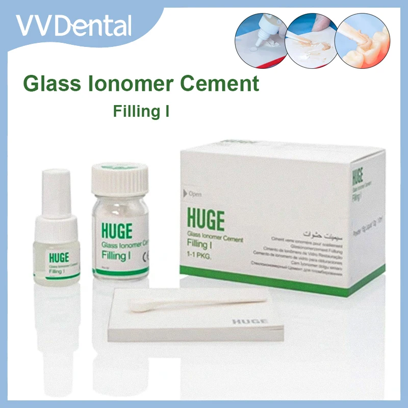Стоматологический самоотверждаемый стеклянный иномер цементная зубная нить