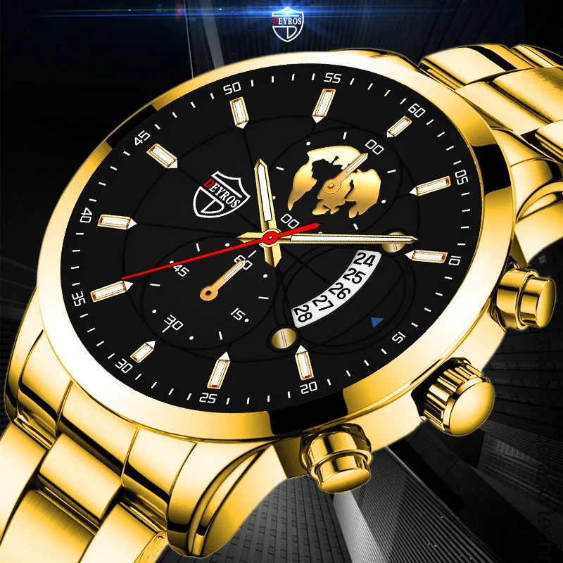

Montre Homme Fashion Watches For Man Watch Luxury Quartz Wrist Watch Business Men Calendar Stainless Steel Clocks Reloj Hombre