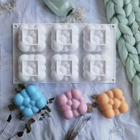 6 cavity cloud shape 3d silicone mold for baking cakes mousse dessert pastry mold cake decoration cheesecake ice cream mould