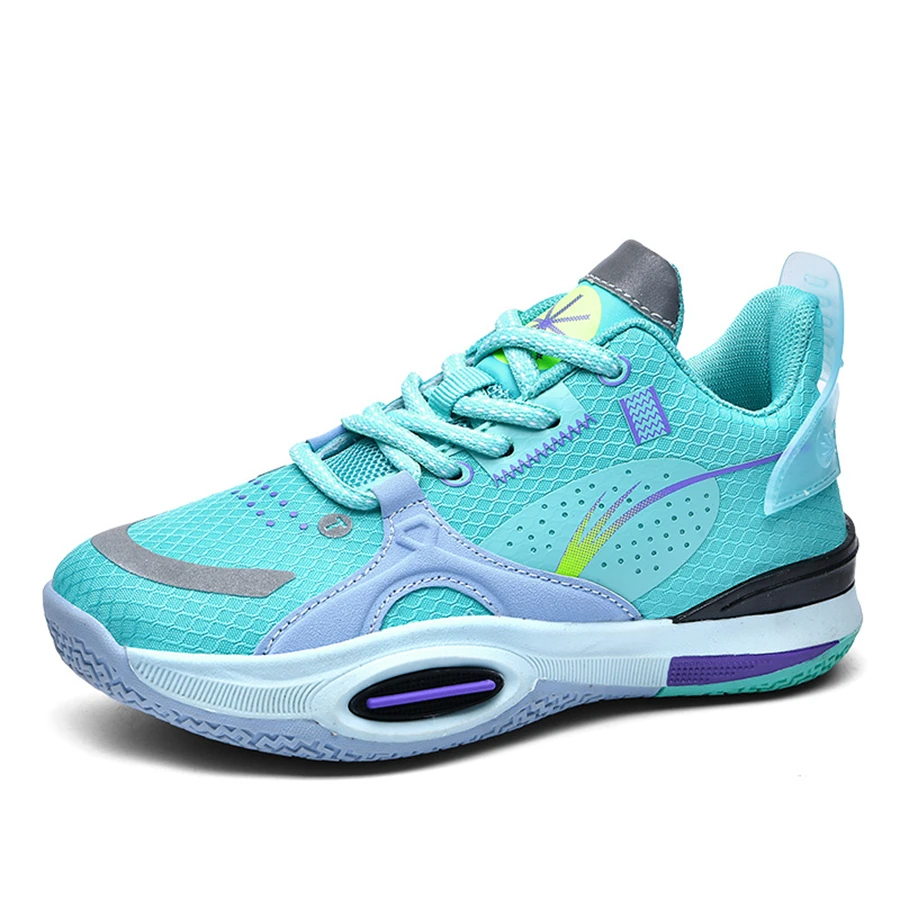 New Basketball Shoes for Kids Breathable Cushioning Non-Slip Outdoor Sport Shoes Gym Training Athletic Basketball Sneakers Boys