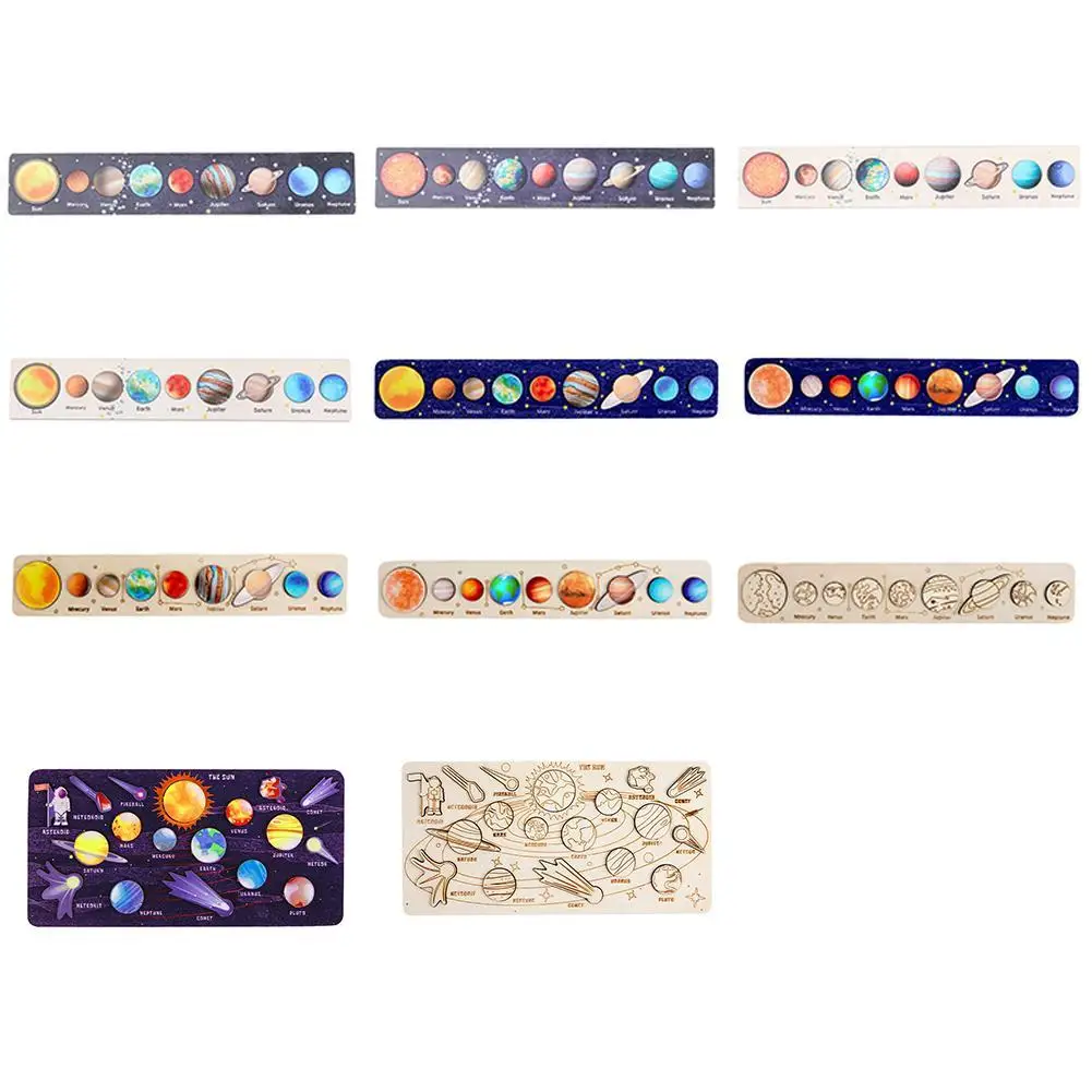 Деревянная головоломка на солнечной батарее детская настольная игра для