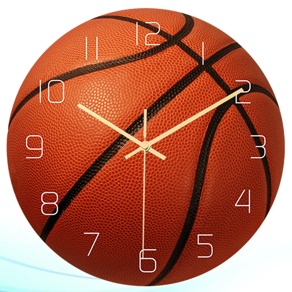 

Clock Wall Mute Home Hanging Bedroom Clocks Living Room Decor Design Footable Movement Silent Basketball Soccer Tennis Gift Fans
