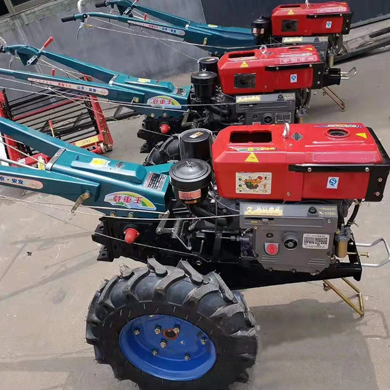 22hp роторный культиватор ручной 2-колесный мини-трактор калтиватор сельское