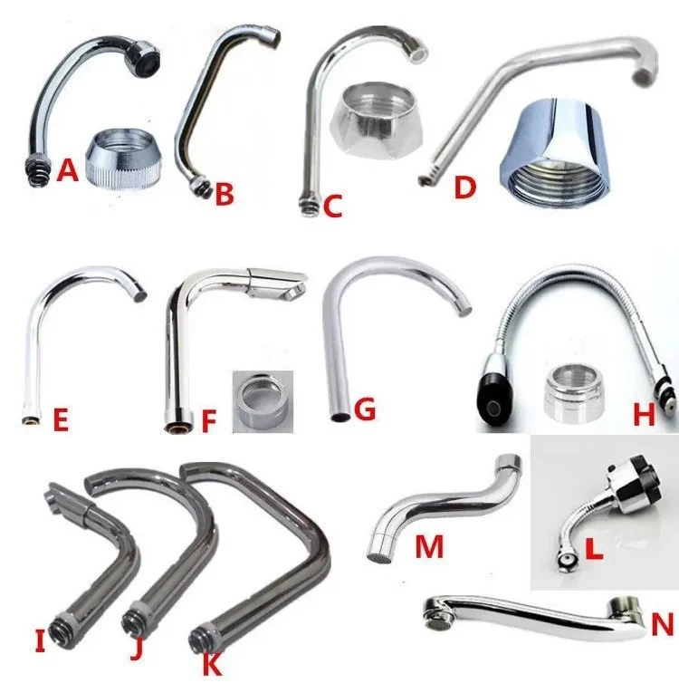 

Faucet accessories kitchen vegetable wash basin outlet pipe bubbler nozzle universal pipe rotatable big bend pipe stainless