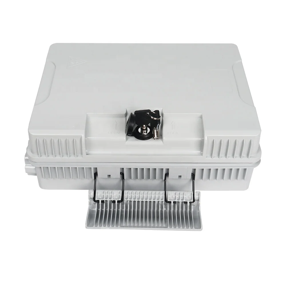 24 Core cajas de empalme de fibra Waterproof ip65 cable distribution box ftth aerial terminal box