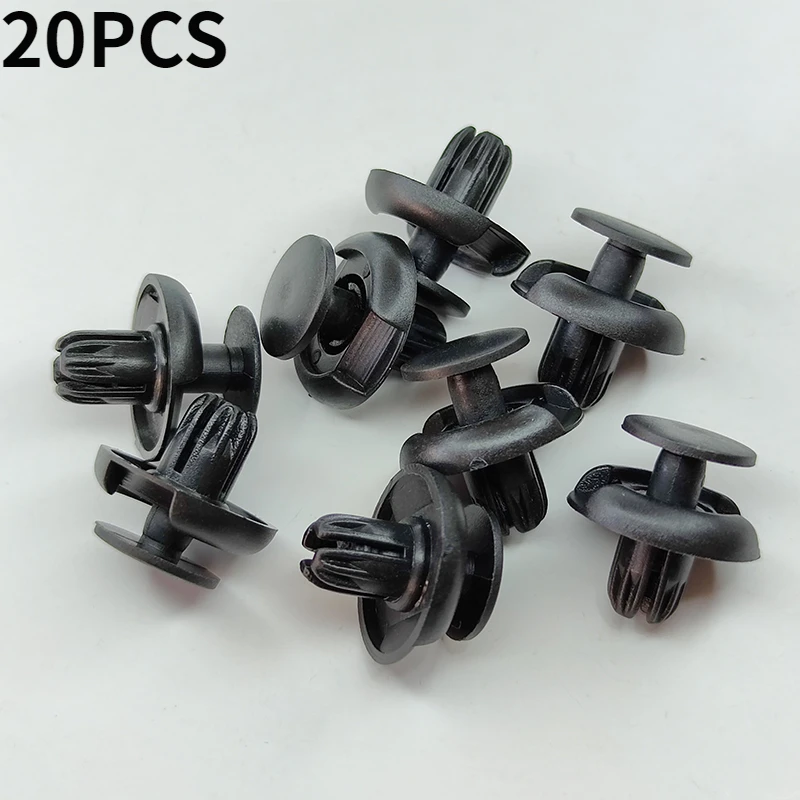 

20/10X зажимы для передней арки колеса и брызговиков для Mitsubishi L200, Colt MU000705, MU000319, пластиковые крепежные зажимы высокого качества