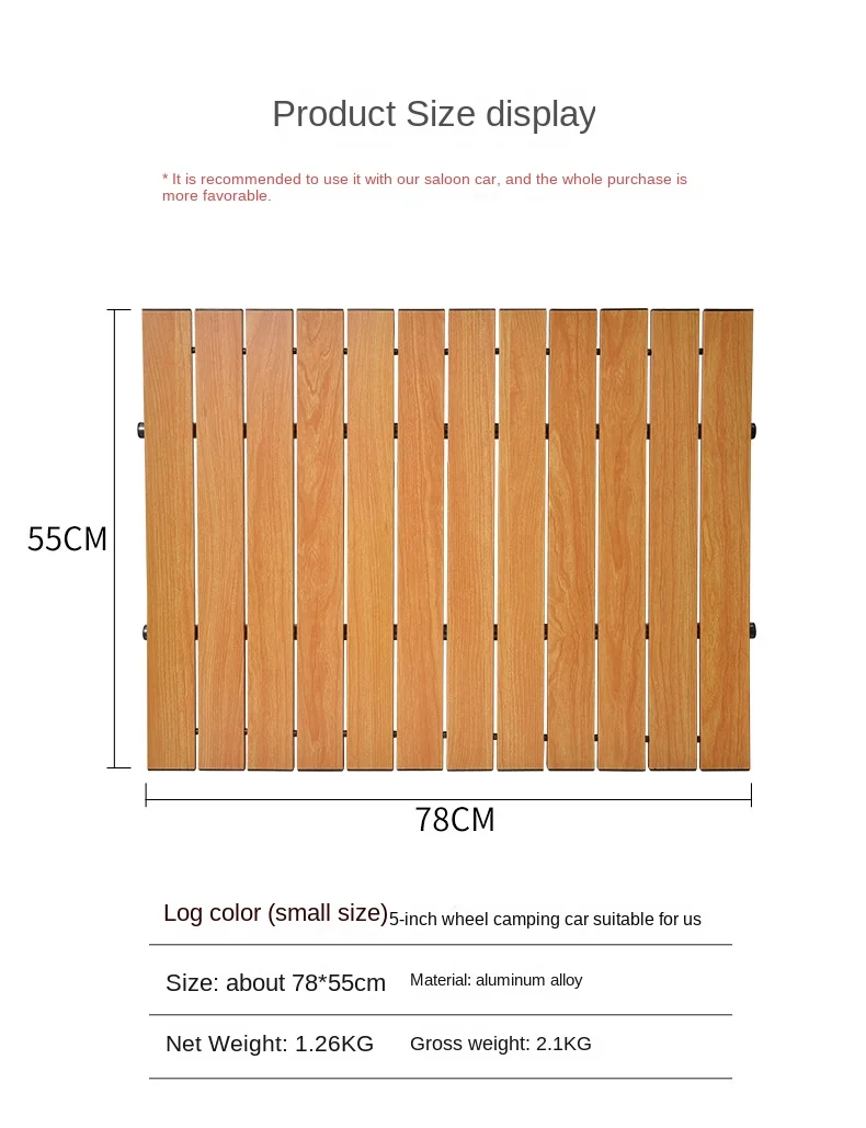 Складная складная тележка для кемпинга Настольная регулируемая сада пикника