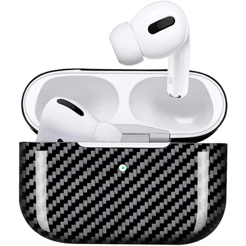 

Противоударные Портативные наушники Bluetooth из углеродного волокна, противоударный защитный чехол, совместимый с Air Pods Pro K1KF