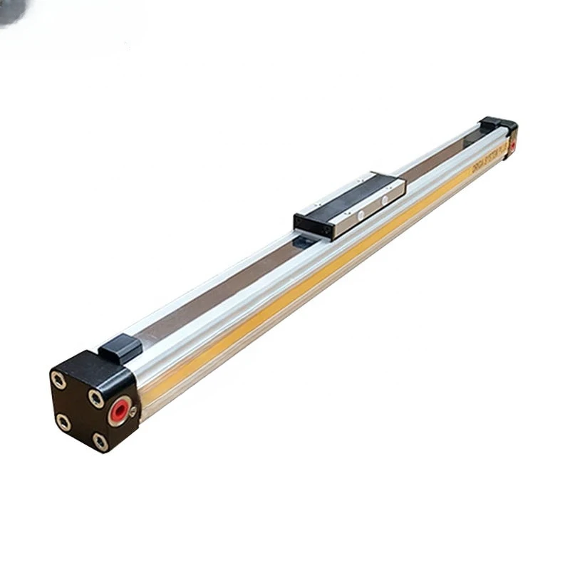 

pneumatic cylinders rodless thin double shaft cylinder thin guide rod cylinder aluminum alloy