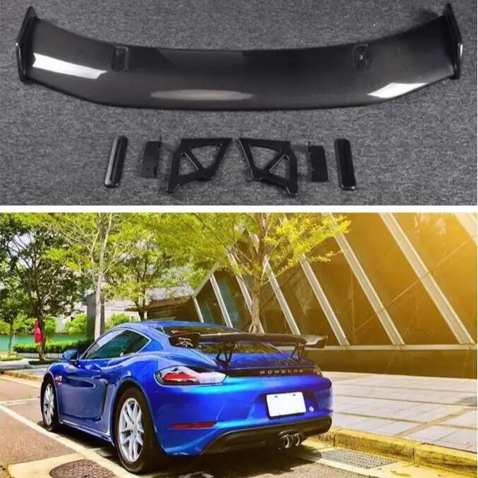 Высококачественный спойлер на заднее крыло из углеродного волокна для Porsche Cayman