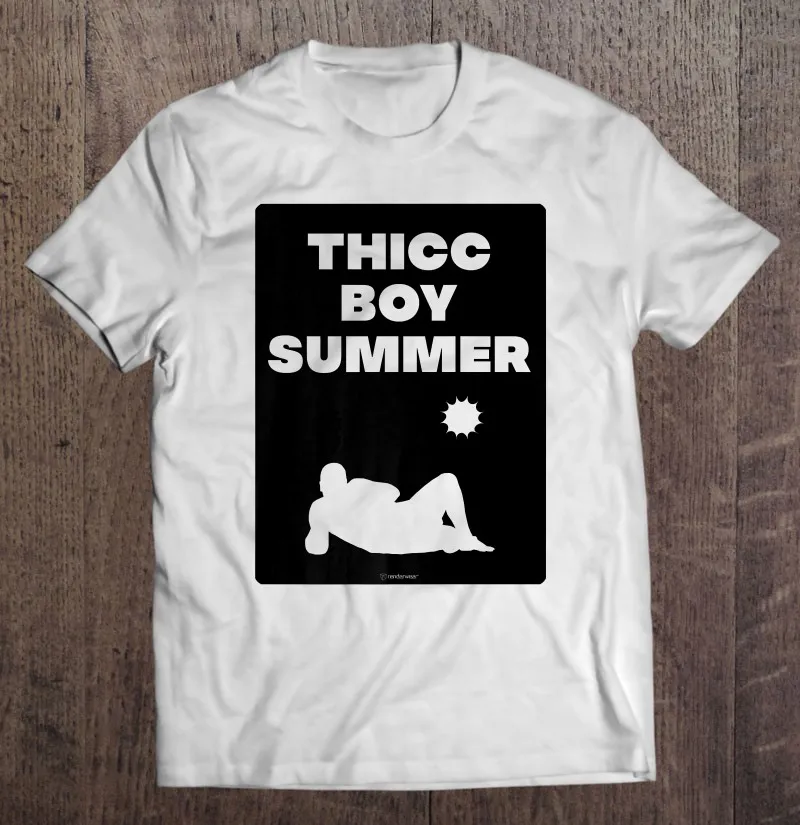 

Мужская футболка Thicc для мальчиков, легкая тенниска из ткани, майка премиум-класса, рубашка для мужчин