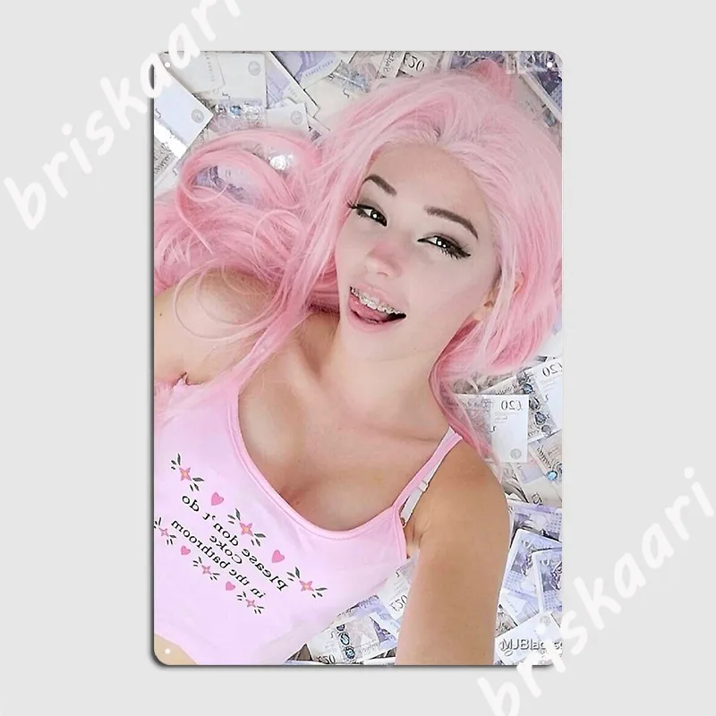 

Belle розовый металлический знак кинотеатр гостиная винтажная кухня живопись Декор жестяной знак плакаты