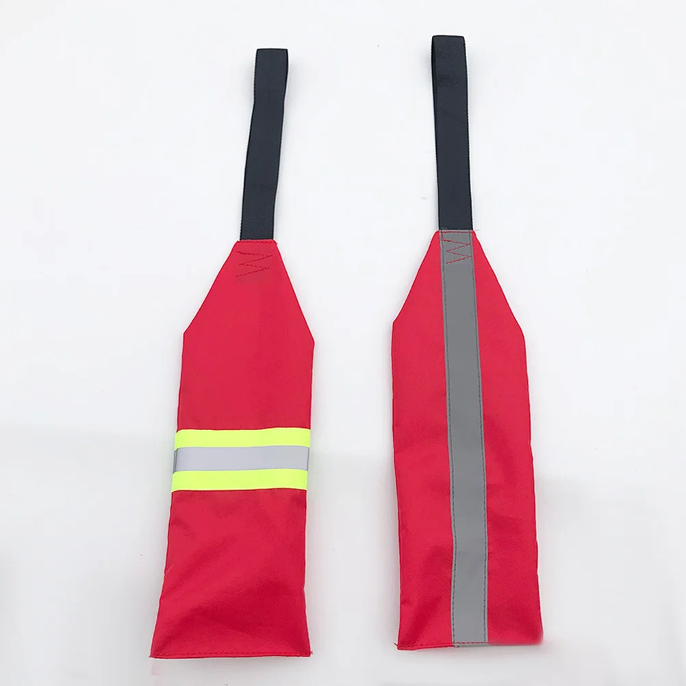 Safety Flag Sup Towing Boat Oxford Cloth Flags Outdoor Accessory Canoe Red Warning