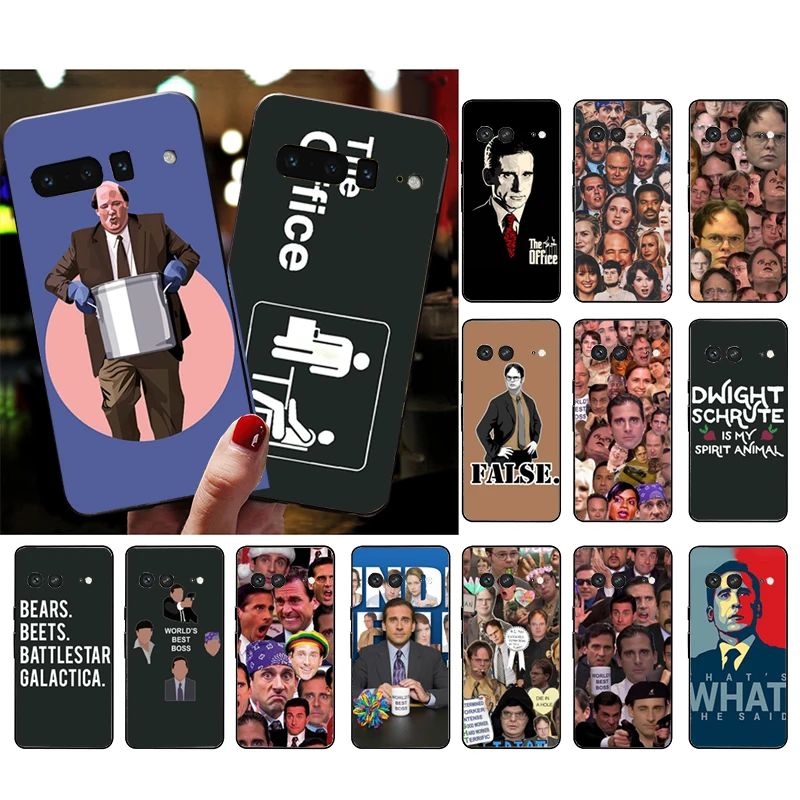 

Phone Case for Google Pixel 7 Pro 7 6A 6 Pro 5A 4A 3A Pixel 4 XL Pixel 5 6 4 3 XL 3A XL 2 XL The office tv show What She Said