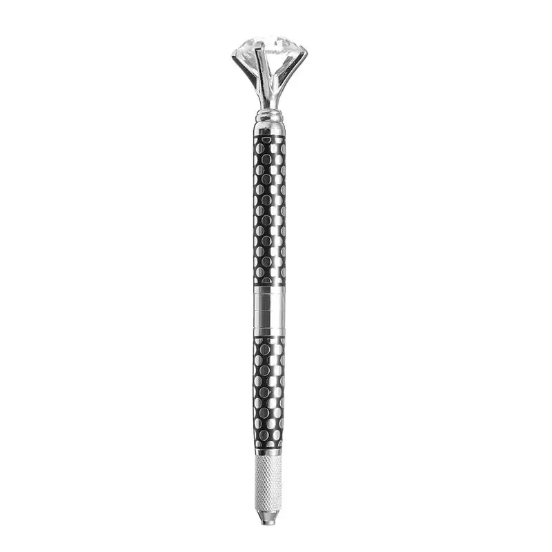 

Diamond Tattoo Pen Microblading Permanent Makeup Eyebrow Tools 2 Usage for Flat or Round Needles