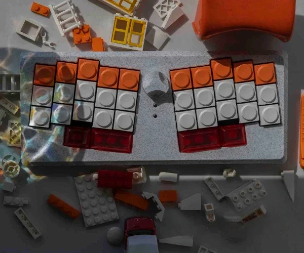 Клавиатура компьютерная с раздельной раскладкой проводная однорежимная