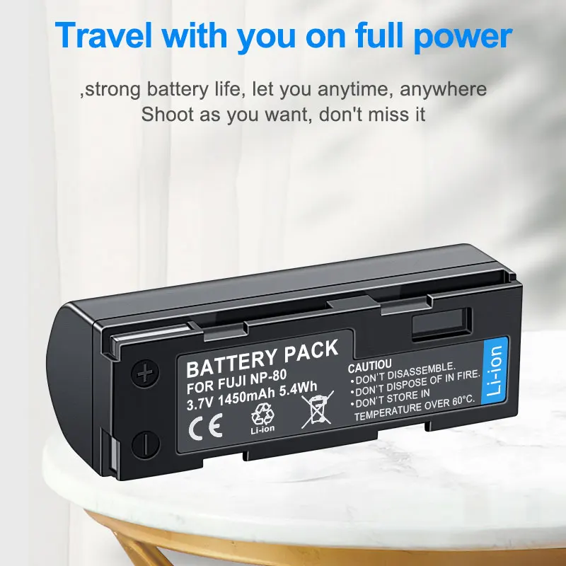 HQIX для Fujifilm FINEPIX 1700Z 2700 2900Z 6900 4800 4900 ZOOM камера NP-80 зарядное устройство Аккумулятор