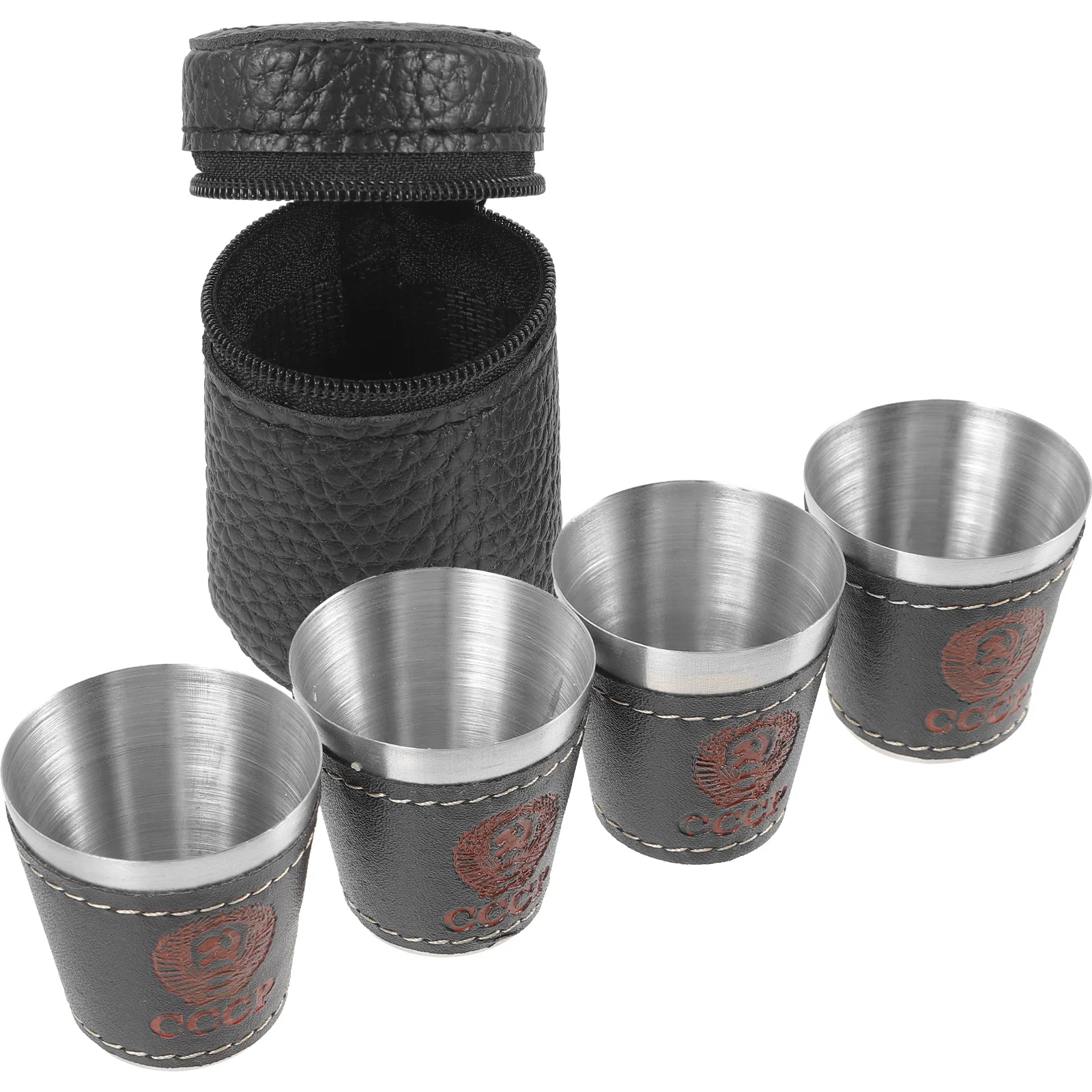 

Glass Portable Camping Tumblers Cool Cup Outdoor Water Mug Coffee Stainless Steel Beer Supply Travel