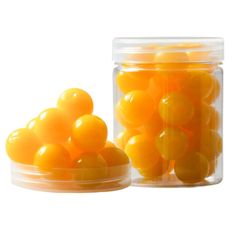 

30/40pcs Soft Corn Fishing Lure Floating Strawberry Smell Pop Lure Artificial Silicone Bait Carp Fishing Bubble Bait Outdooor