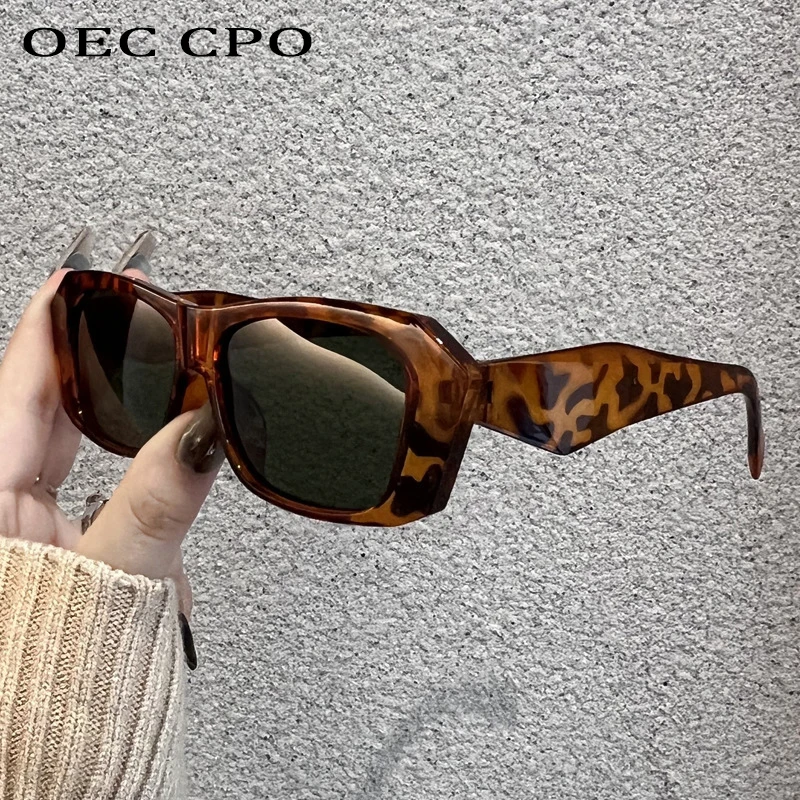 Винтажные квадратные солнцезащитные очки в стиле панк UV400 модные для женщин и