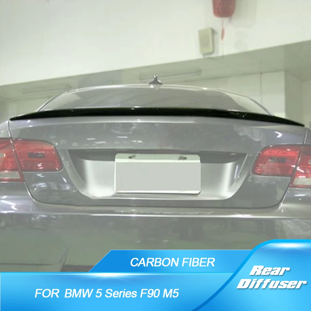 Задняя Крышка багажника из натурального углеродного волокна спойлер крыло для BMW