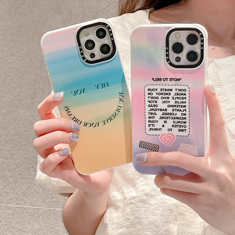 

Ins милый мультяшный красочный чехол со смайликом для iPhone 11 12 13 Pro Xs Max Xr X 7 8 Puls противоударный силиконовый мягкий чехол