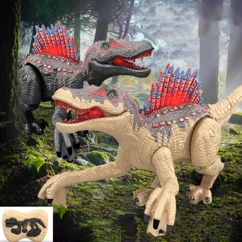 

Dinosaur Toys Electric Dino Remote Control Spinosaurus Animal Model Kids Pet Children Gifts For Girls Boys Age 6+