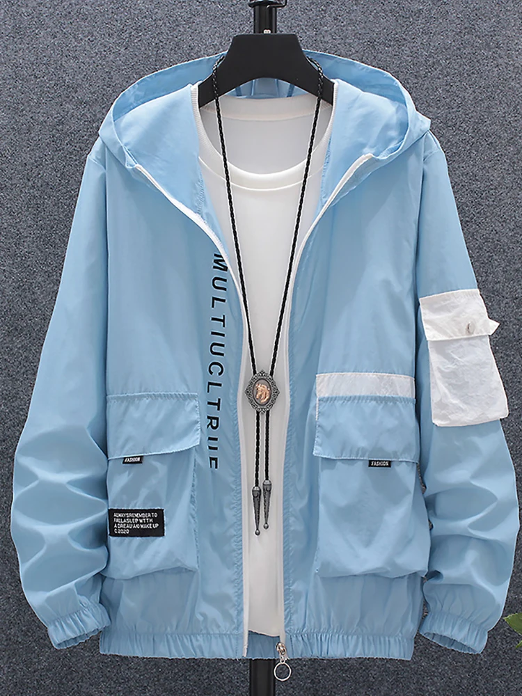 

Sun Protection Clothing Couple Waterproof Anti-ultraviolet Sun Protection Clothing Women Lightweight Breathable Skin Clothing