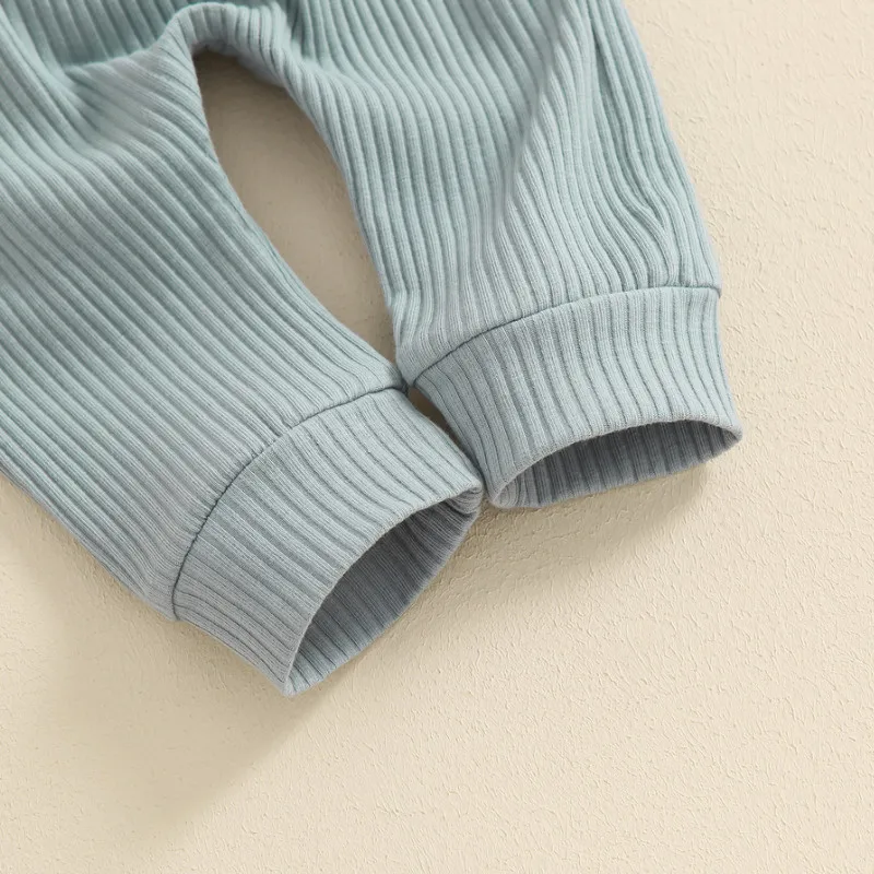 Брюки RUEWEY ребристые для мальчиков от 0 до 18 месяцев комплект из 2 предметов боди на