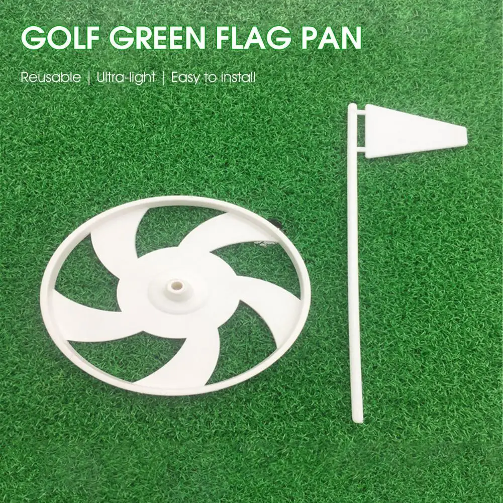 

Golf Hole Cup Flag Detachable Backyard Practice Portable Professional Golf Putting Green Flagstick for Golfers