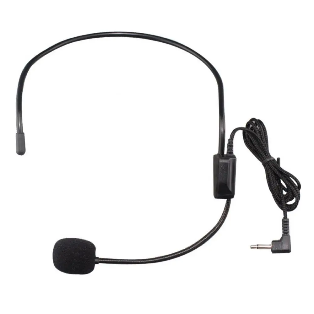 Микрофон проводной микрофон 3 5 мм гарнитура сгибаемые головные уборы для