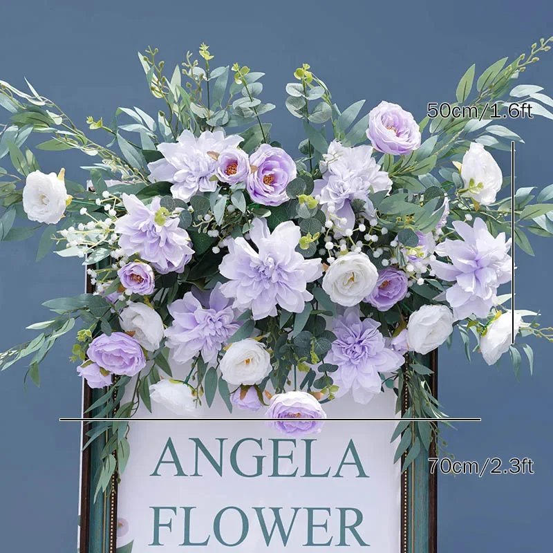 Искусственный цветок дорога свинцовый пол цветочный ряд свадебное украшение